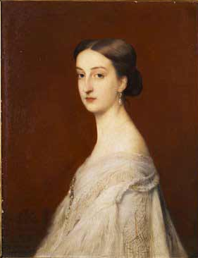 Marie-Isabelle d'Orlans - par Charles Franois Jalabert en 1865